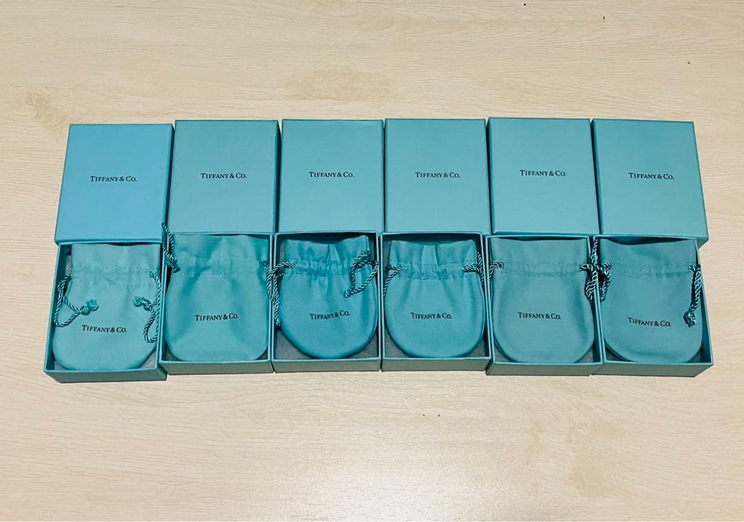 Tiffany & Co. ギフト箱 6個セット　アクセサリー空箱　旧型