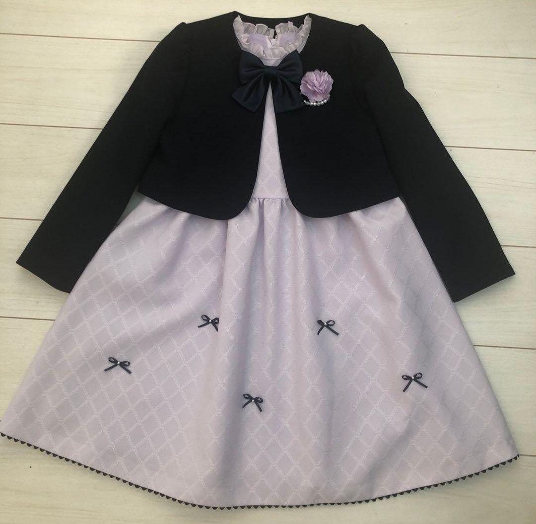 130 女の子　入学式　卒園式　フォーマルワンピース　セレモニー　結婚式