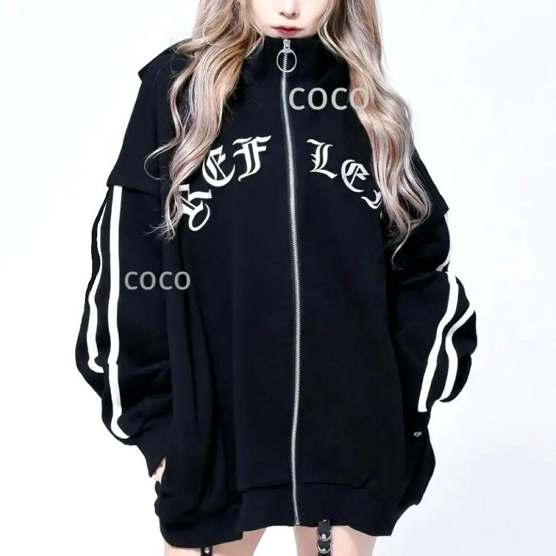 REFLEM 長袖パーカー黒ハイネックTRAVAS TOKYOトラバストーキョー