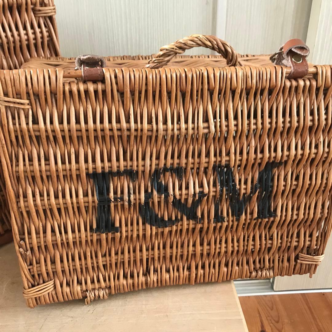 m*e様 【2個】フォートナムアンドメイソン　ピクニックバスケット収納バスケット