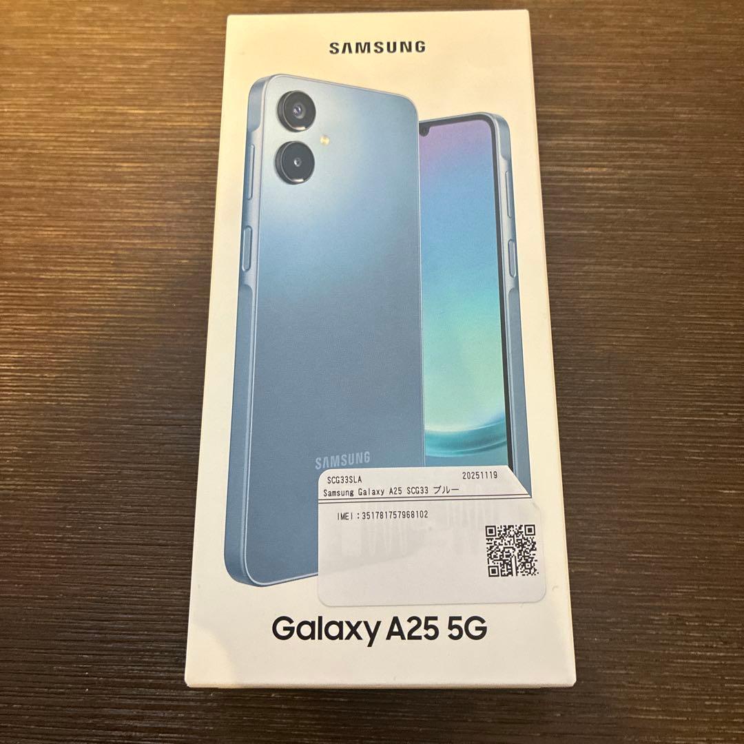 TY　11月25日購入品　Galaxy A25 5G SAMSUNG 3台