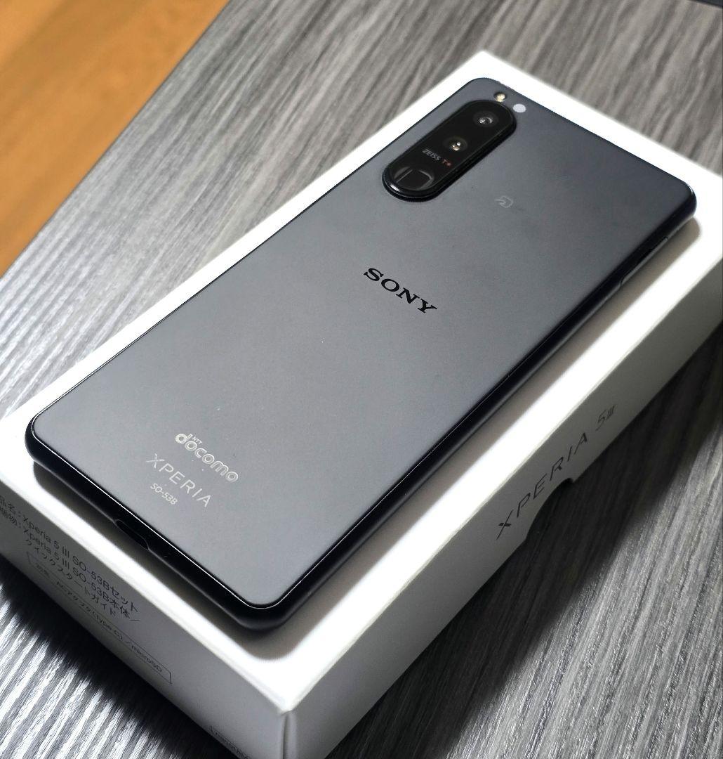 SONY Xperia5Ⅲ　SO-53B　フロストブラック　ドコモ版SIMフリー