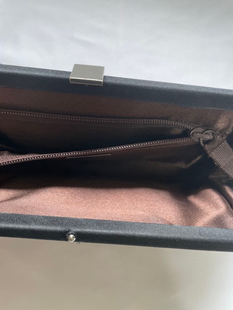 お値下げ。FOXEY ブラック クラッチバッグ