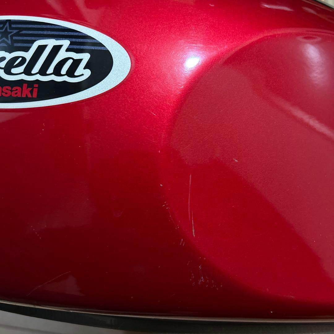 Estrella エストレヤ　バイクタンク レッド/シルバー　キャブ車