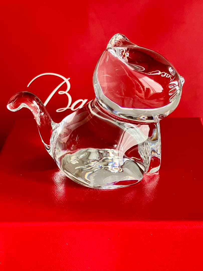 【新品】プレゼントセット　バカラ　ミニマルズキャット　猫　ネコ　置物