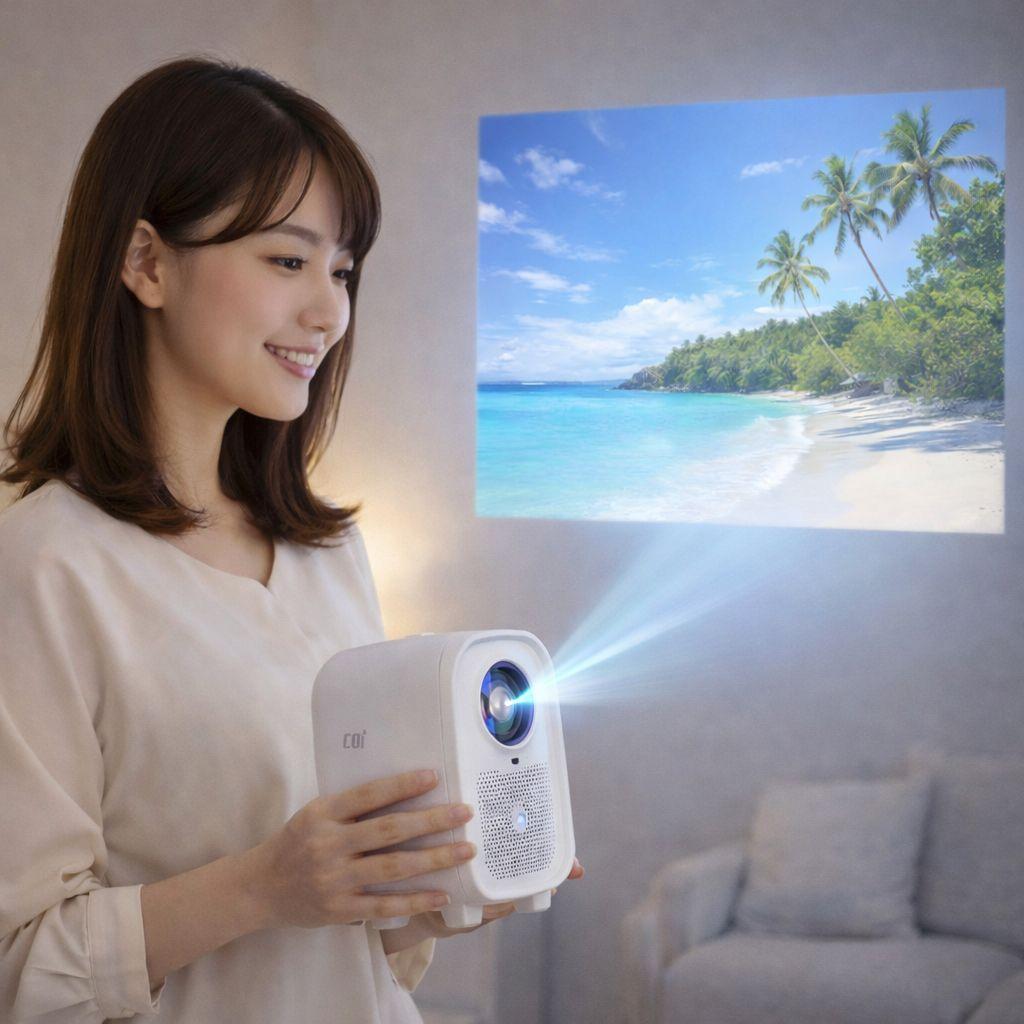 COI UNO5 Netflix認定 プロジェクター 800ANSI ホワイト