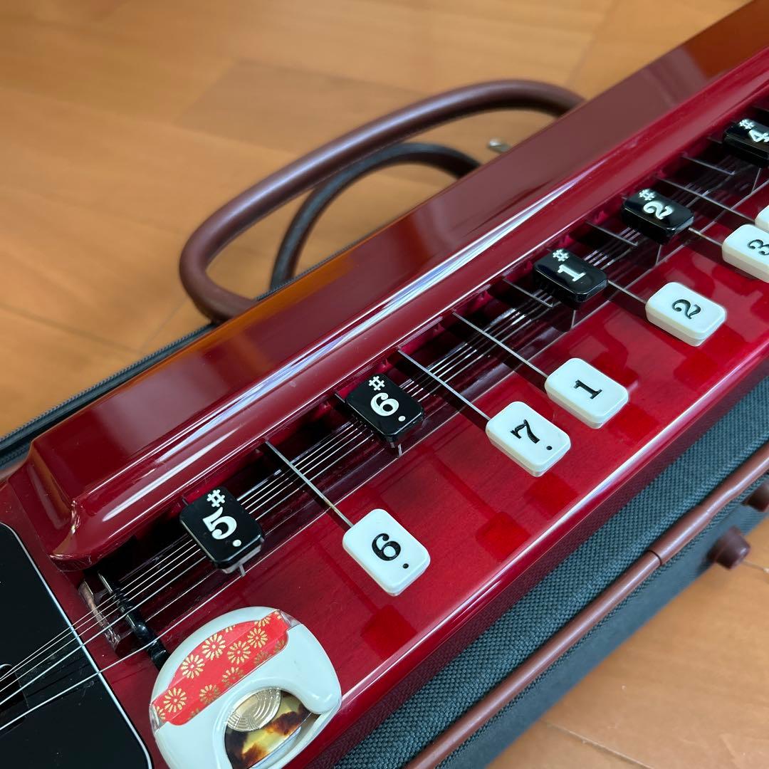 Suzuki 大正琴　蘭ソプラノ　砂丘　木製 ケース付き