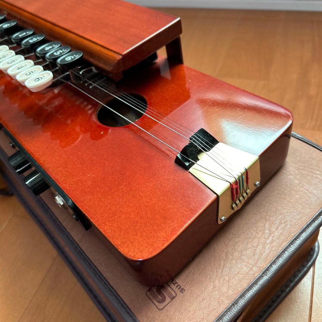 Suzuki 大正琴　蘭ソプラノ　砂丘　木製 ケース付き