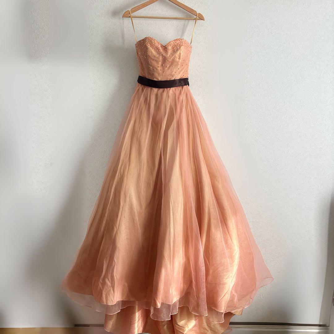 ribbondress9〜13号 約M・Lサイズ(ウエディング結婚式発表会演奏会