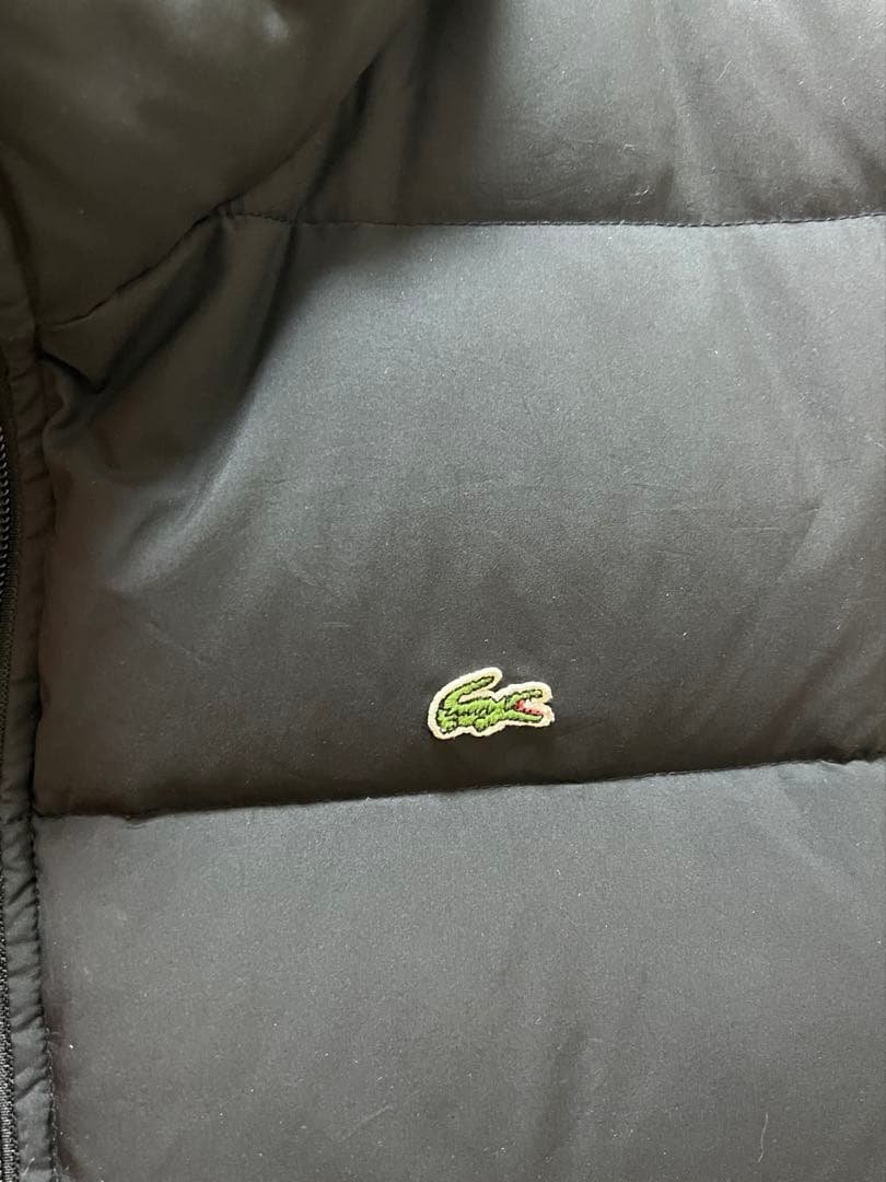 Lacoste ブラック ダウンベスト