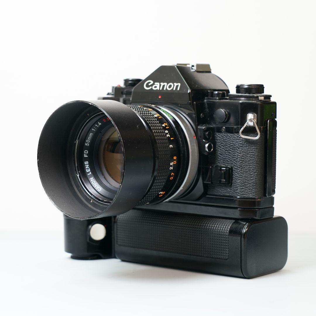 【美品】キヤノン A-1 モータードライブ FD 50mm F1.4 S.S.C
