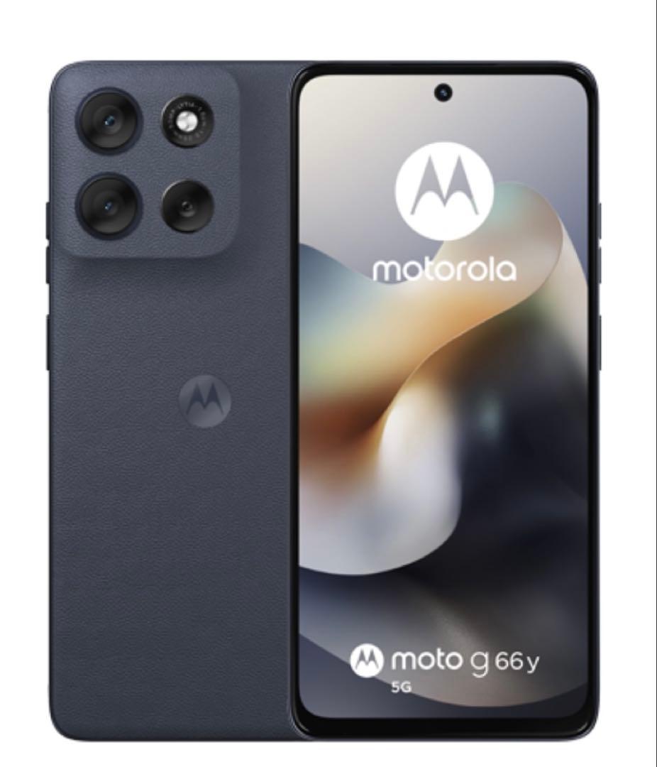 モトローラ moto g66y 5G ブラック　新品同様　未使用品 SIMフリー