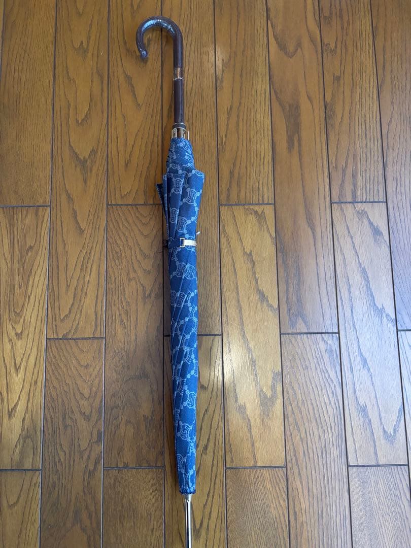 セリーヌ　ネイビー 長傘