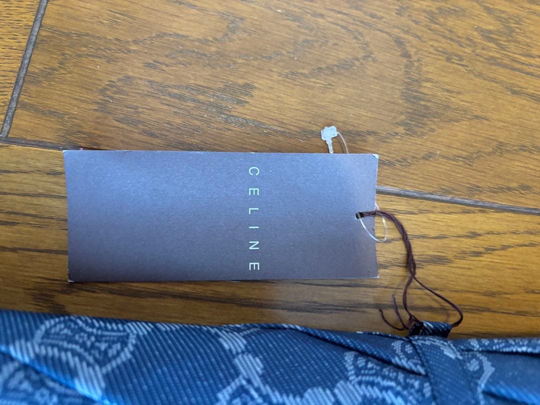 セリーヌ　ネイビー 長傘