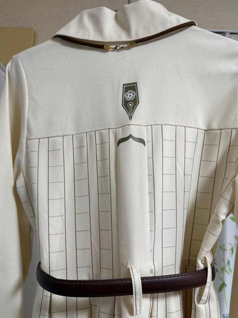 Favorite ミディアム丈 レトロワンピース 原稿用紙柄