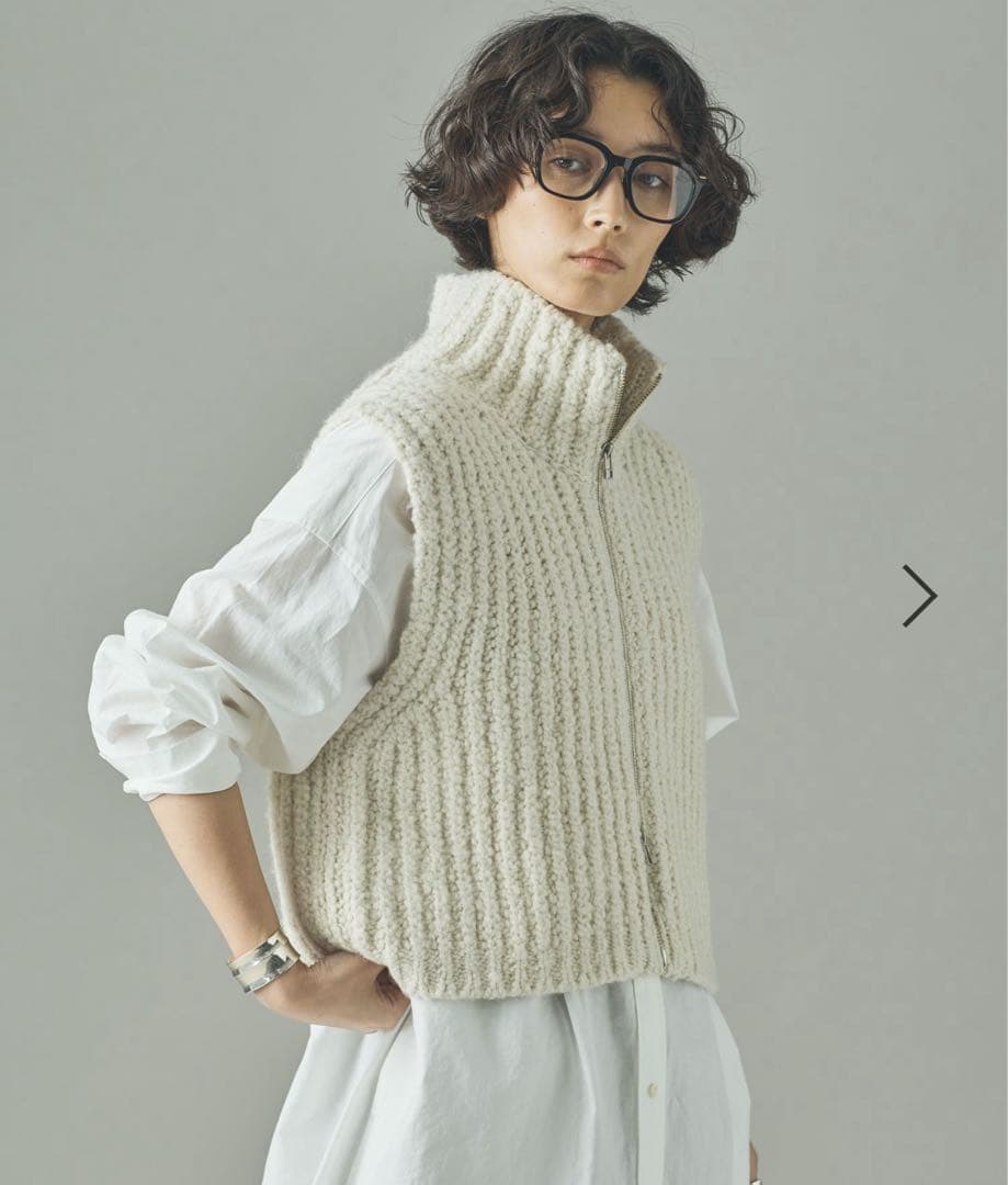 Curensology（カレンソロジー）/ブークレジップニットベスト