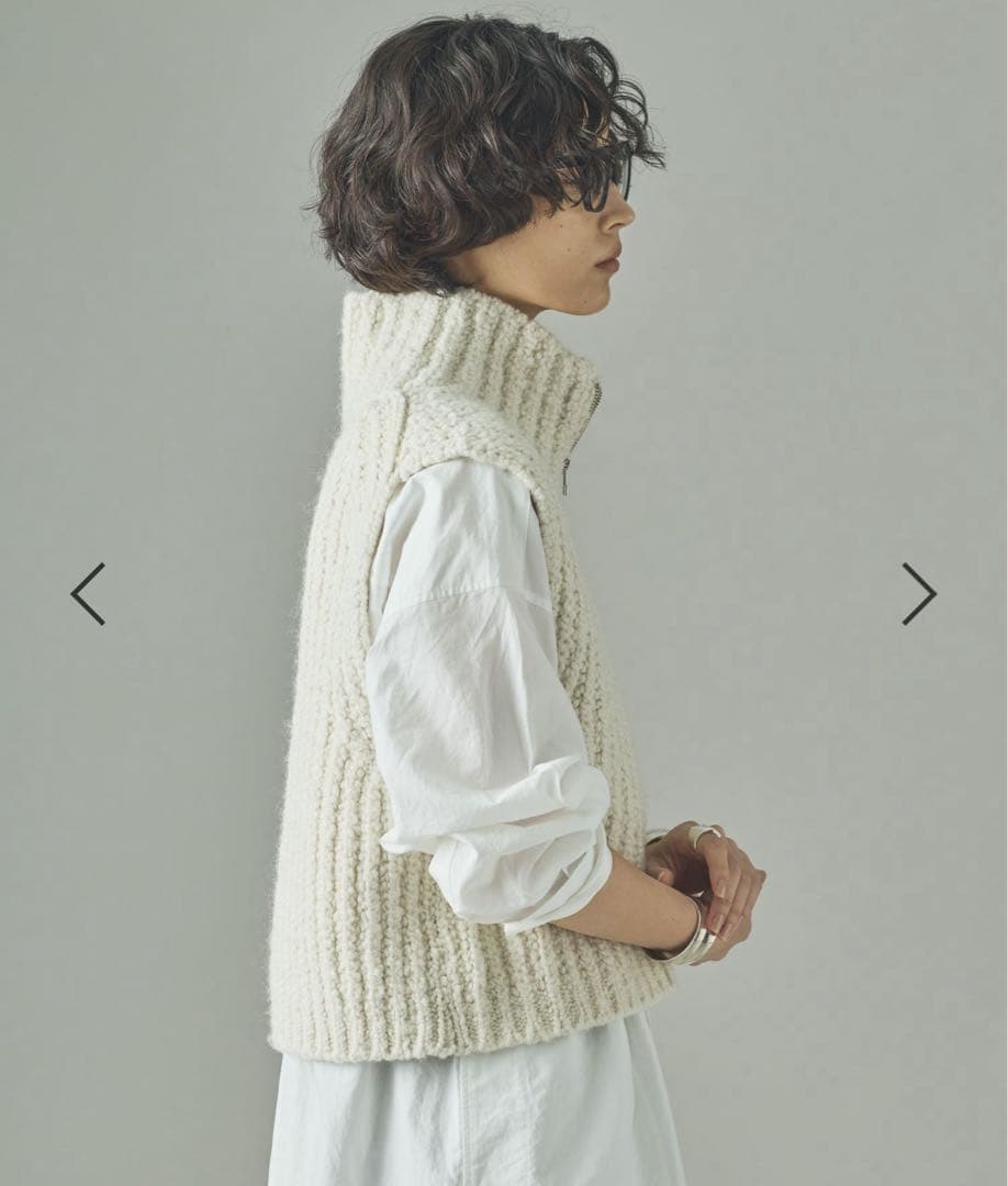 Curensology（カレンソロジー）/ブークレジップニットベスト