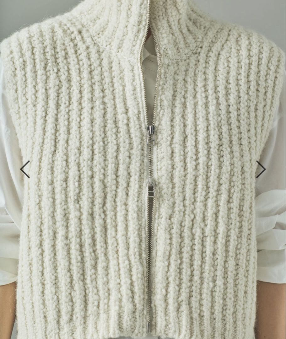 Curensology（カレンソロジー）/ブークレジップニットベスト