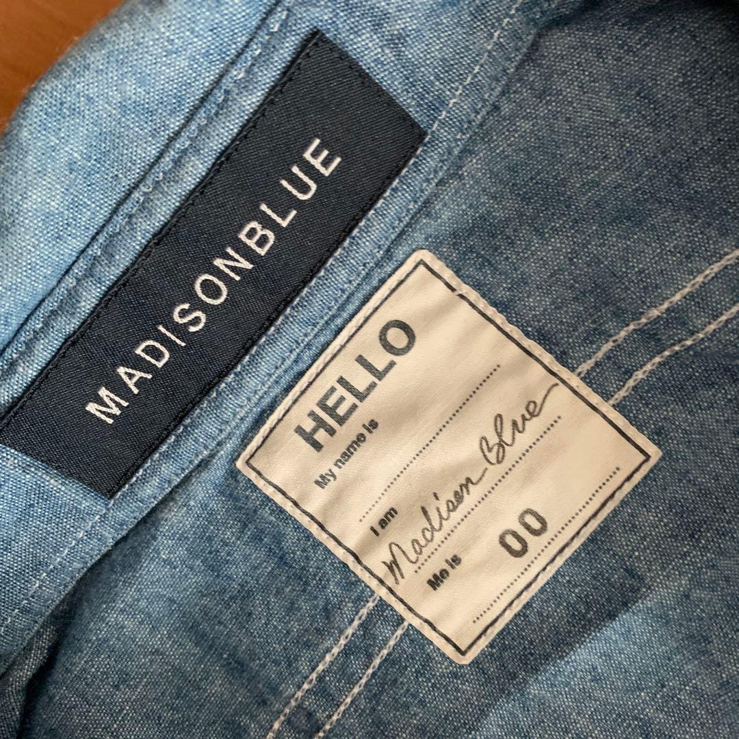 マディソンブルー HAMPTON CHAMBRAY CUSTOM SHIRT