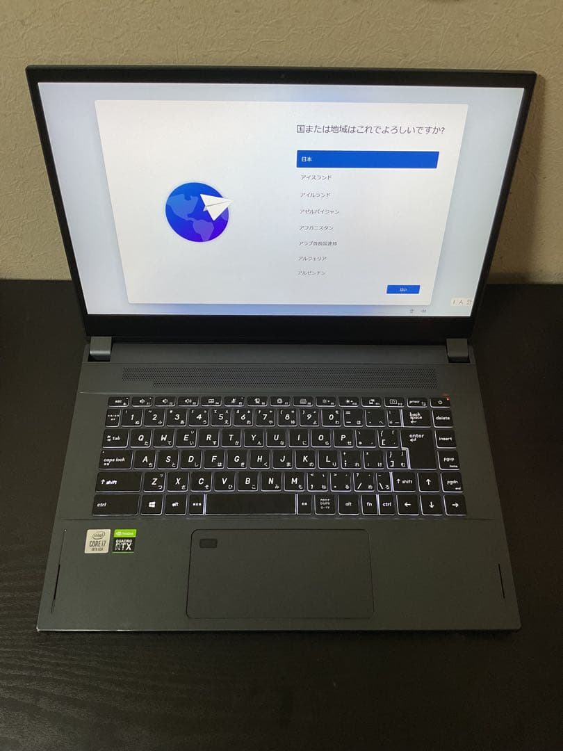 ゲーミングノートPC Core i7/32GB/RTX 3000/144Hz