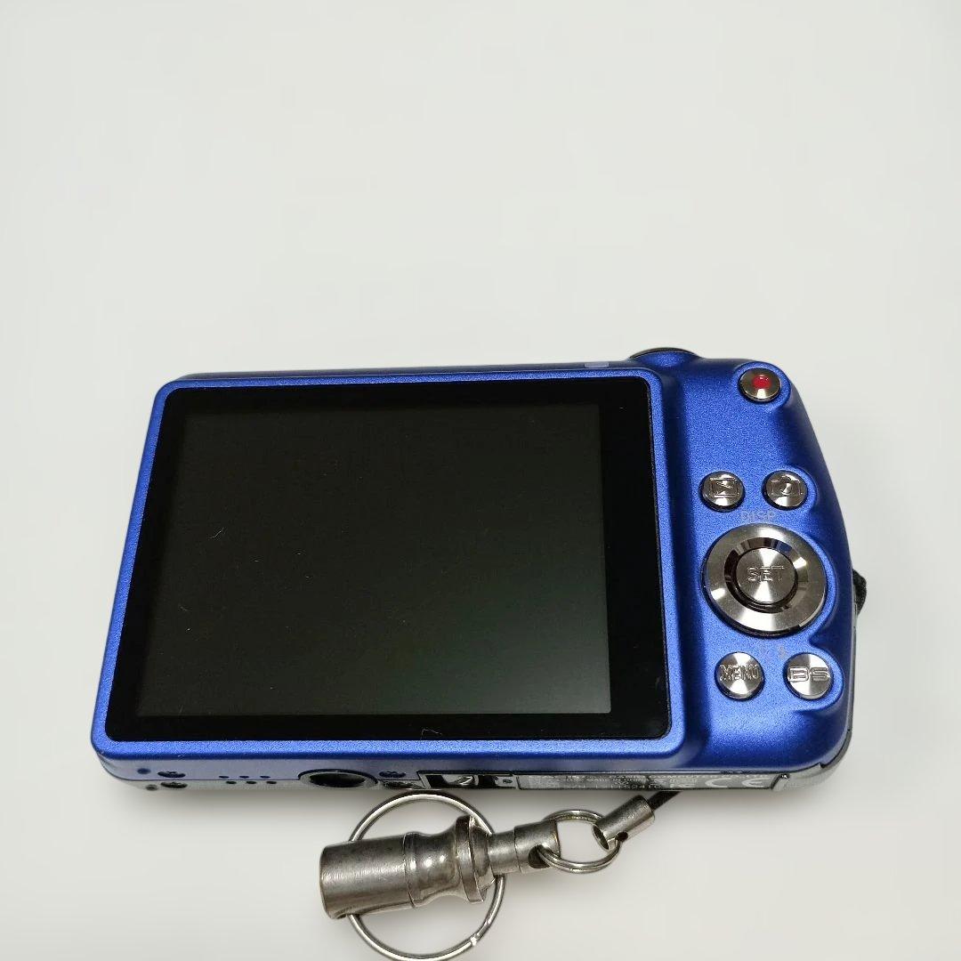 【美品】デジタルカメラ　CASIO　EXILIM EX-Z330　ブルー　中古