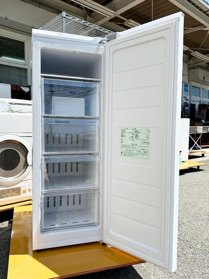 ★644 美品 アイリスオーヤマ 1ドア冷凍庫 80L 2023年製 取説付