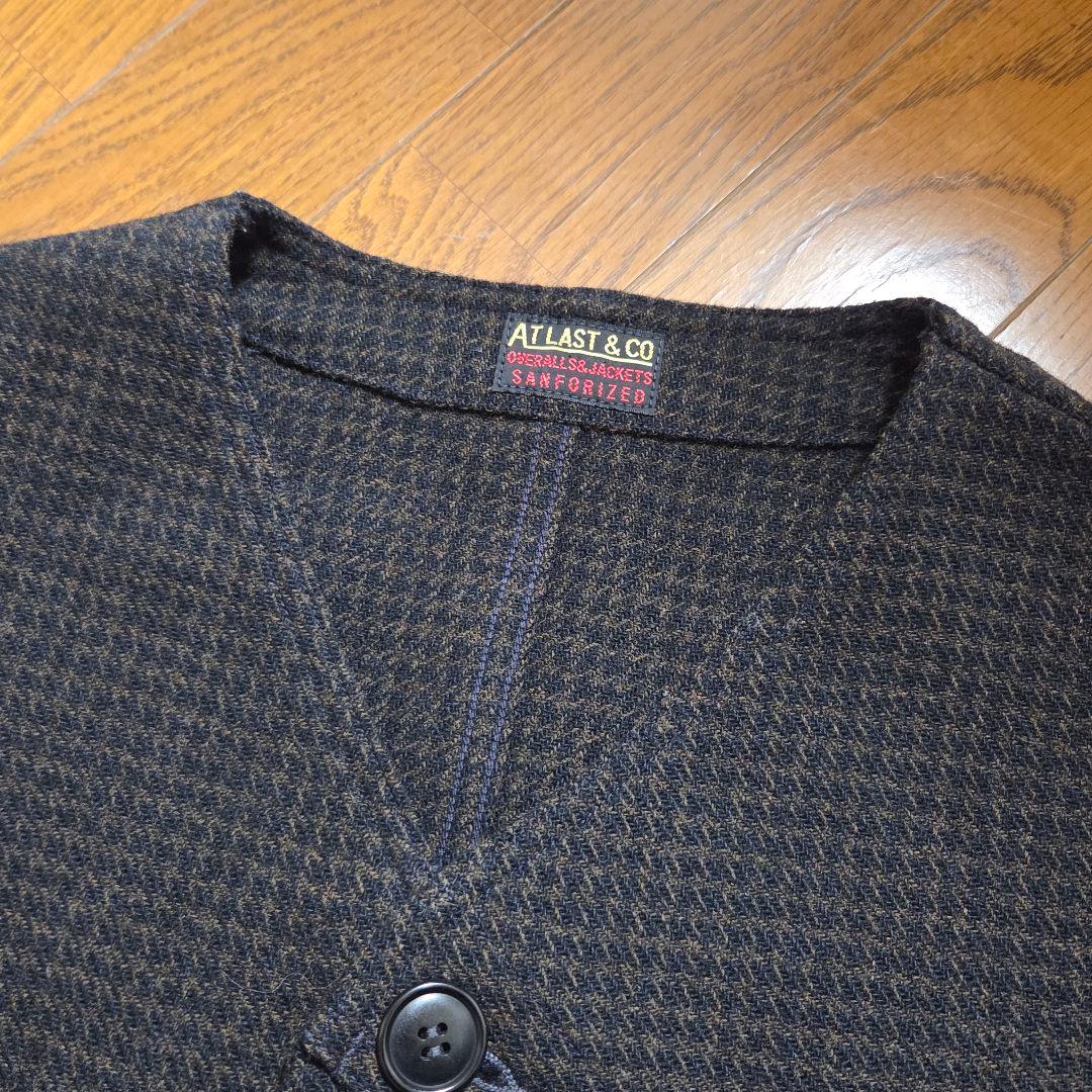 Atlast&Co 千鳥柄 ウール ベスト