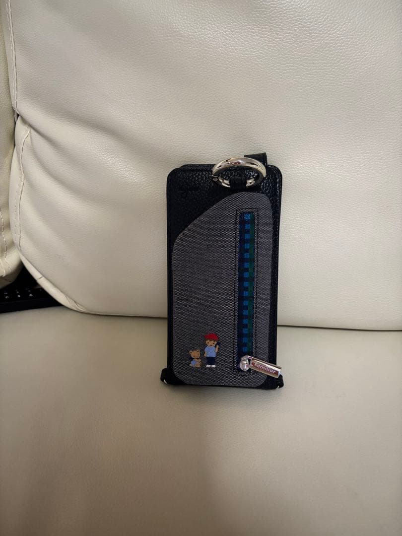 familiar ajew ブラック ケース　ネイビー　新品未使用