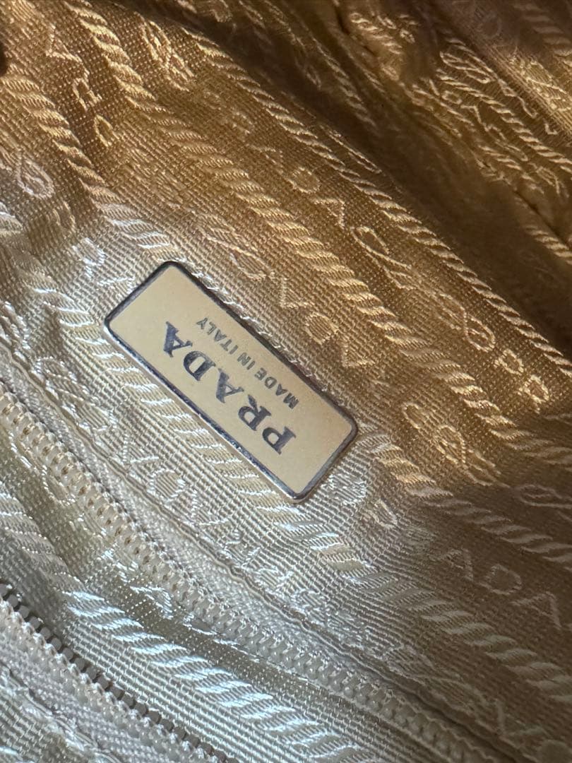 【安心鑑定可】PRADA ショルダーバッグ 保存袋付 青