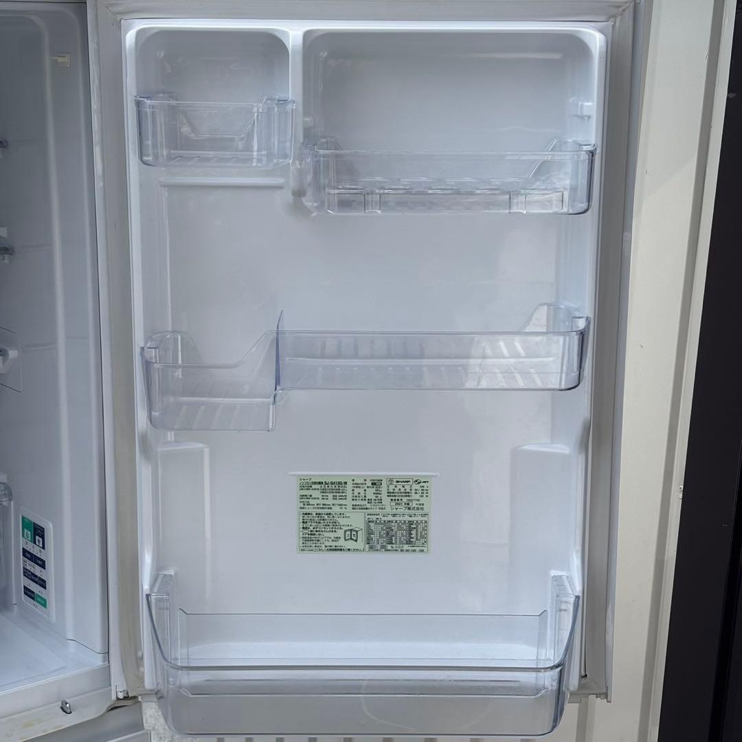 ω送料込！設置対応◎2021 SHARP 412L 冷蔵庫 SJ-G413G-W