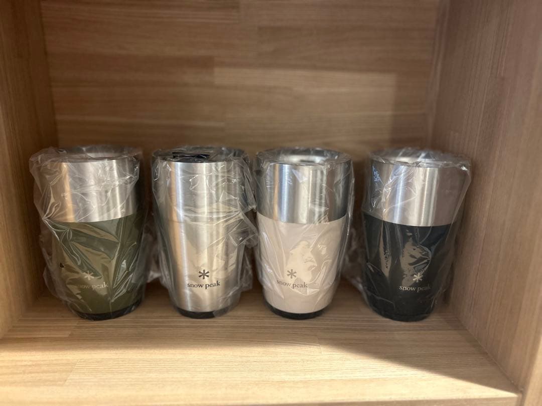 【新品未使用】 Peak MEN サーモタンブラー470 4色セット