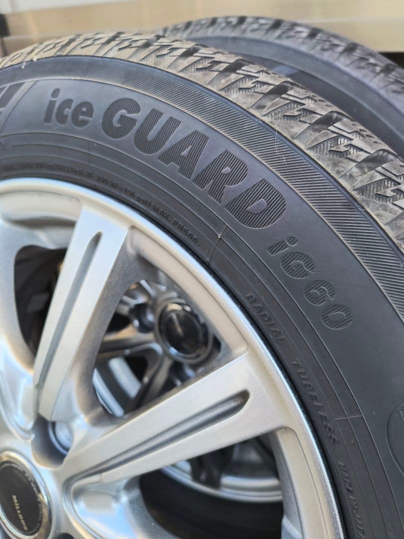 YOKOHAMA スタッドレスタイヤ ホイールセット　155/65　14インチ