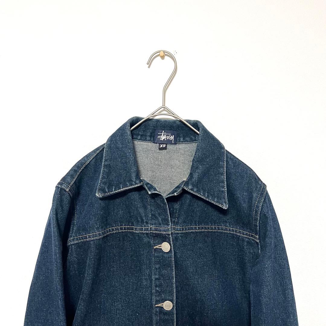 【希少】 Old Stussy デニムジャケット USA製 紺タグ