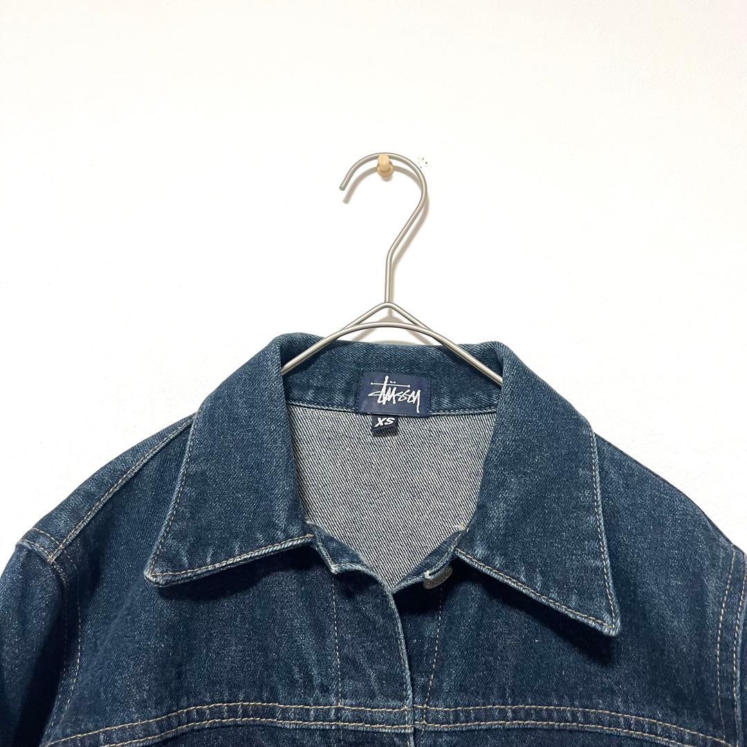 【希少】 Old Stussy デニムジャケット USA製 紺タグ