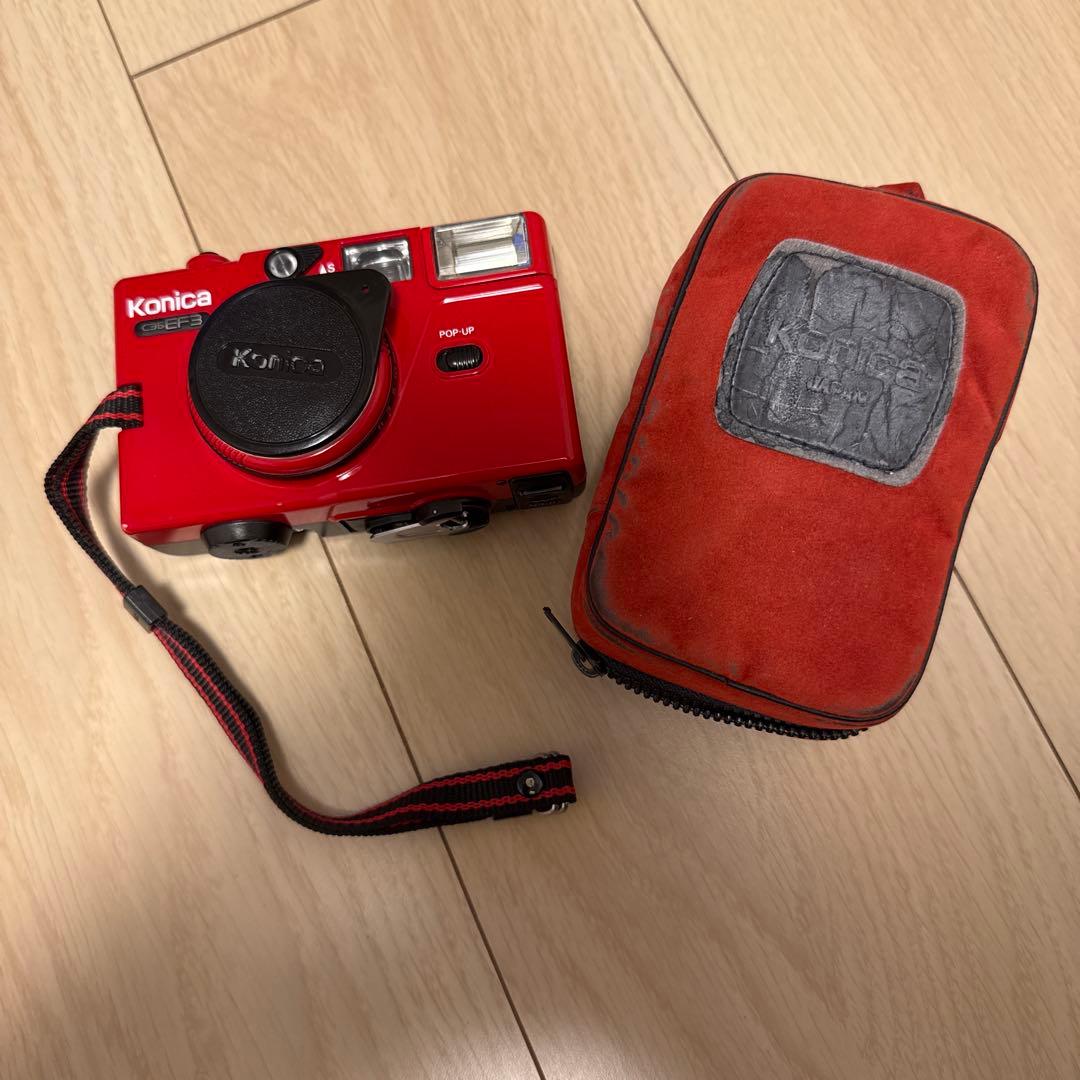 コニカ Konica C35 EF3 レッド ピッカリコニカ