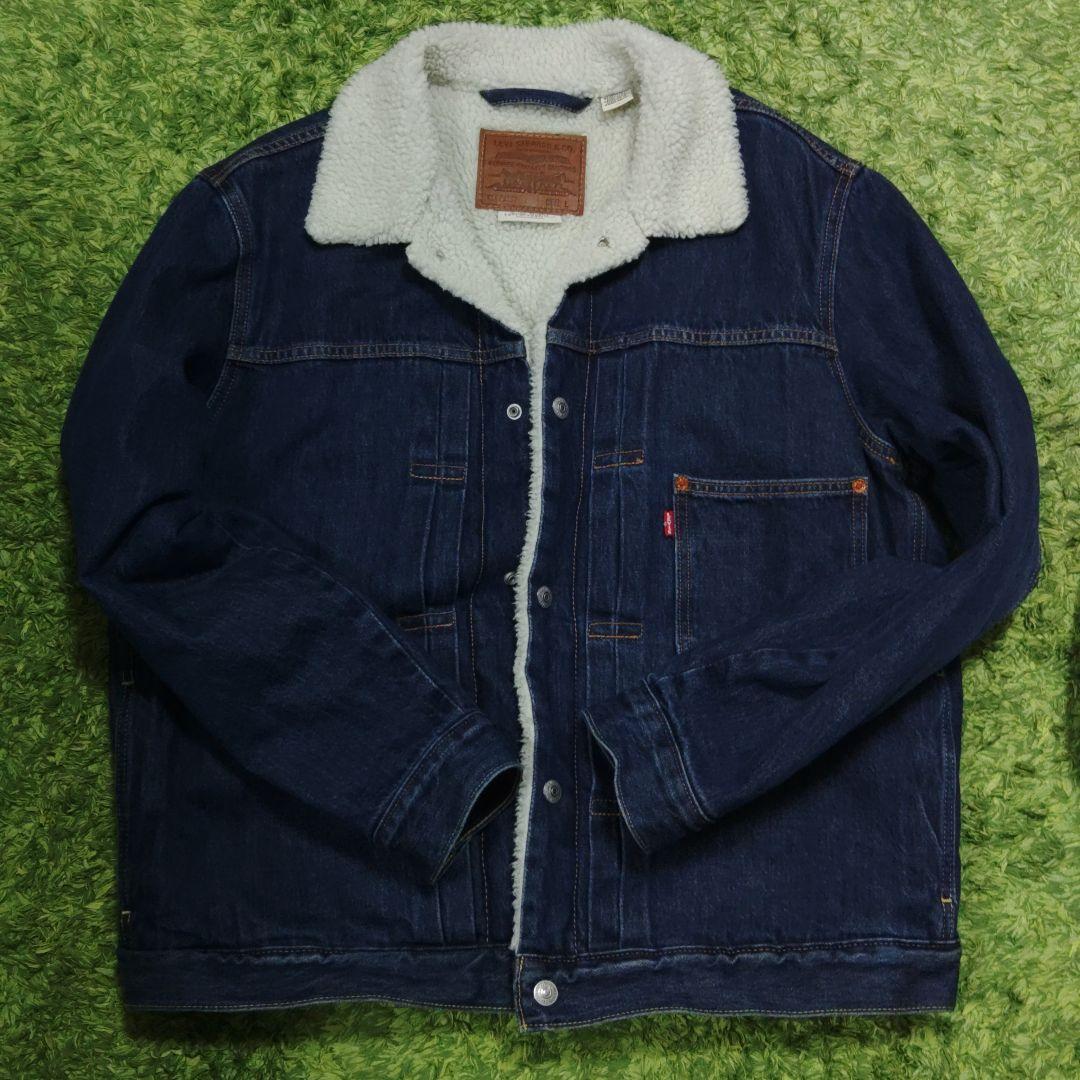 【希少】リーバイス　1st　ボアジャケット　メンズXL　ビッグE