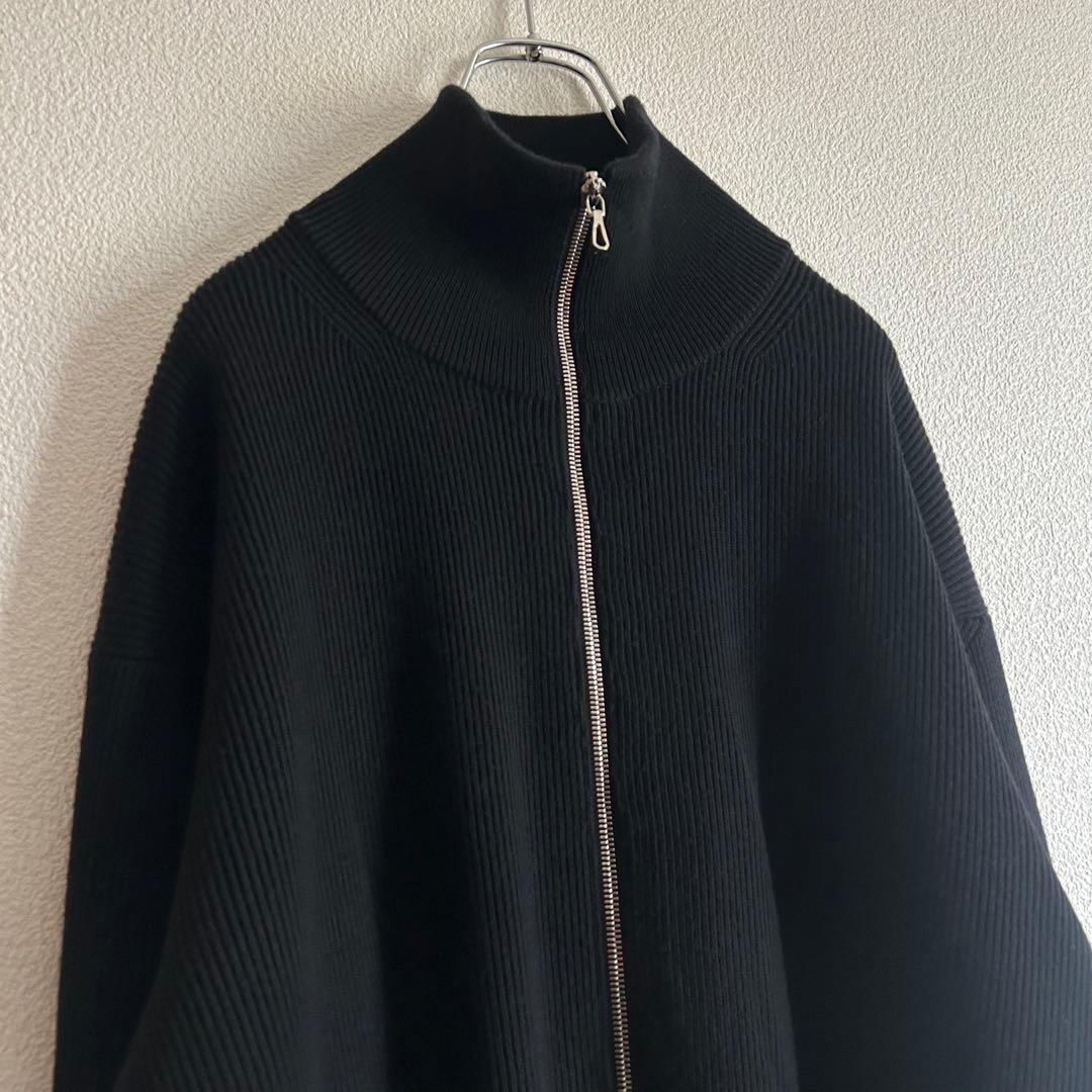 Graphpaper グラフペーパー ドライバーズニット リブ編み ウール