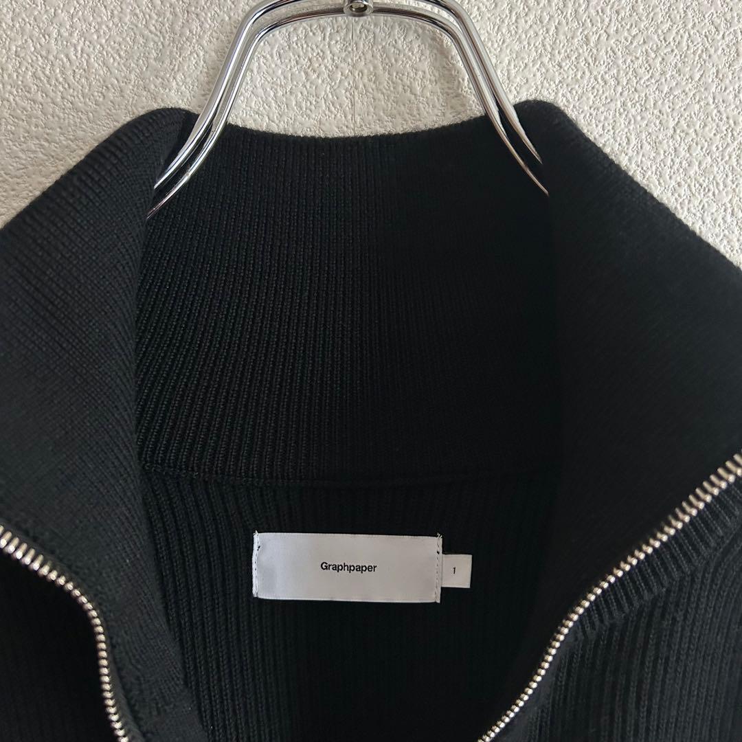 Graphpaper グラフペーパー ドライバーズニット リブ編み ウール