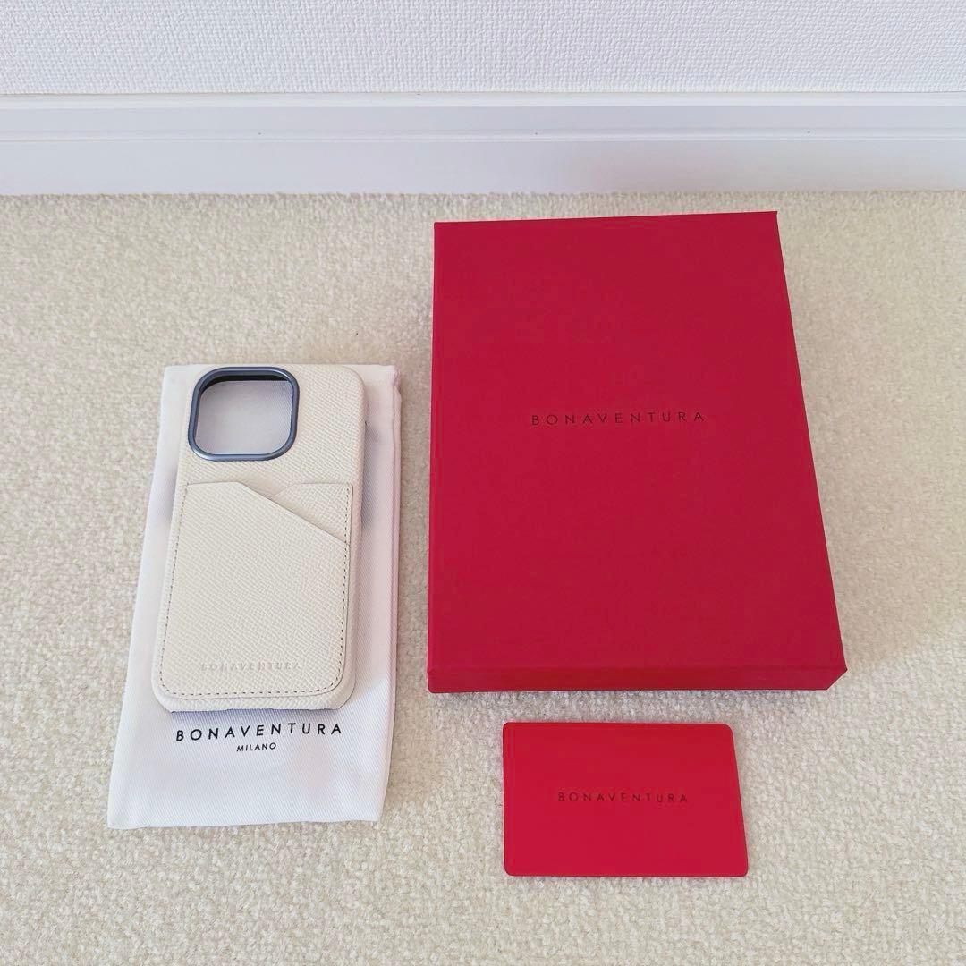 新品◎ボナベンチュラ オーダー品 ホワイト iPhone15pro