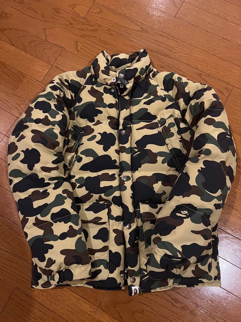 A BATHING APE カモフラージュ ダウンジャケット