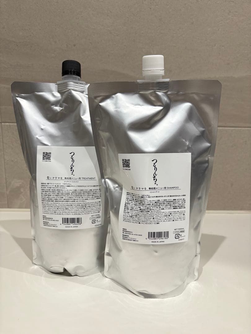 つるりんちょ。シャンプー＆トリートメント詰め替え