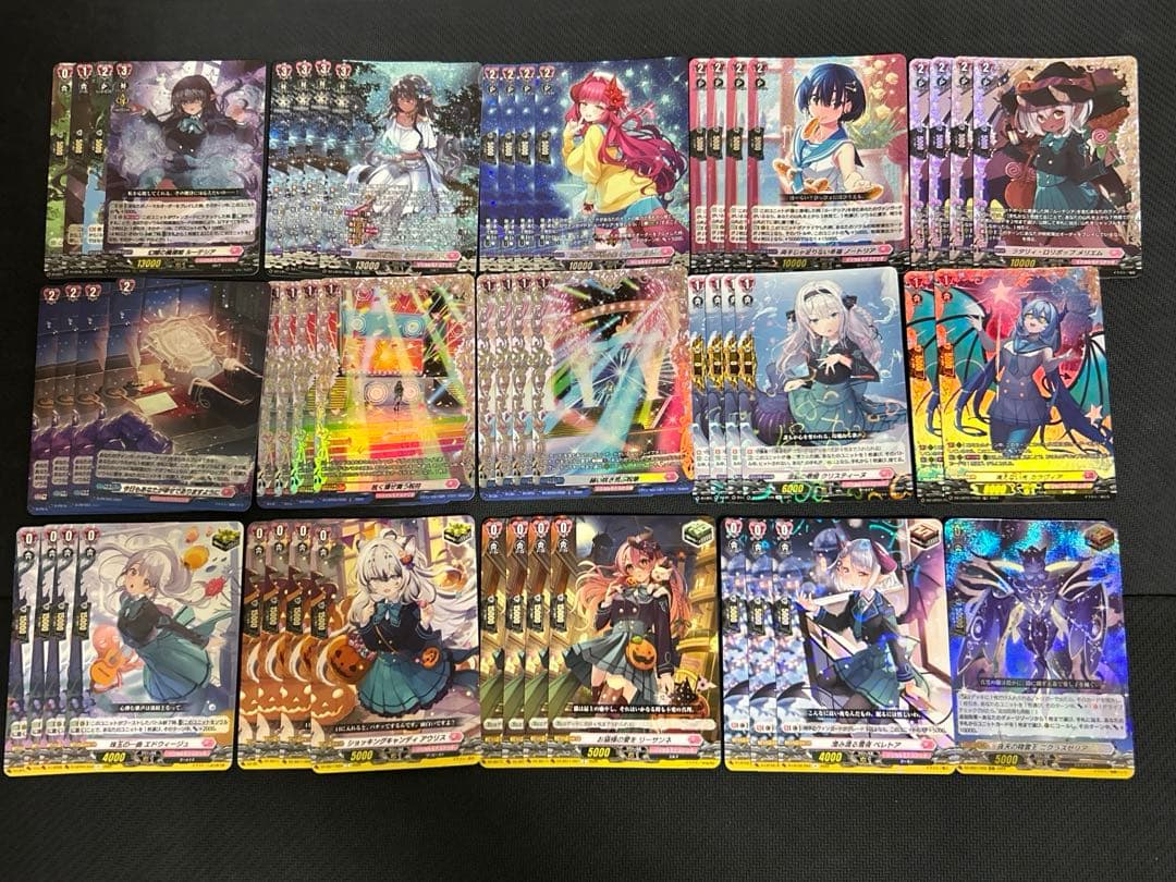 ヴァンガード ルーテシア　デッキ　高レート　ガチ構築　スリーブ付き