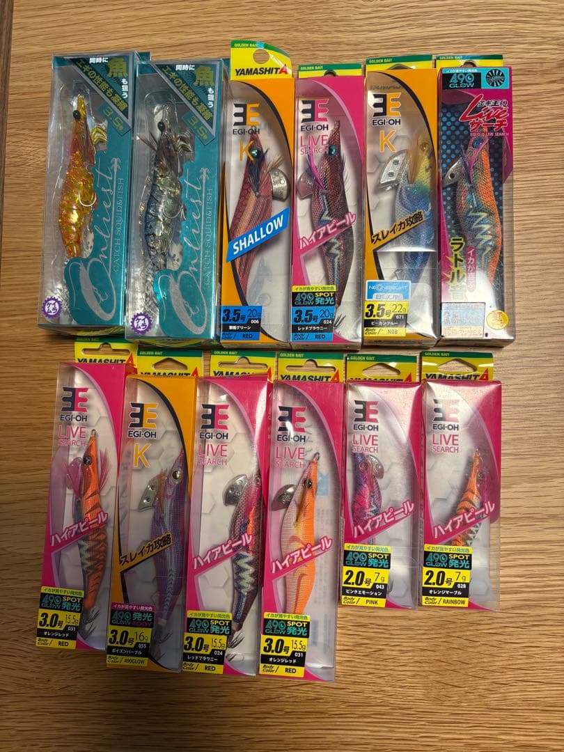 YAMASHITA 他　エギ・餌木 セット 2.0〜3.5号