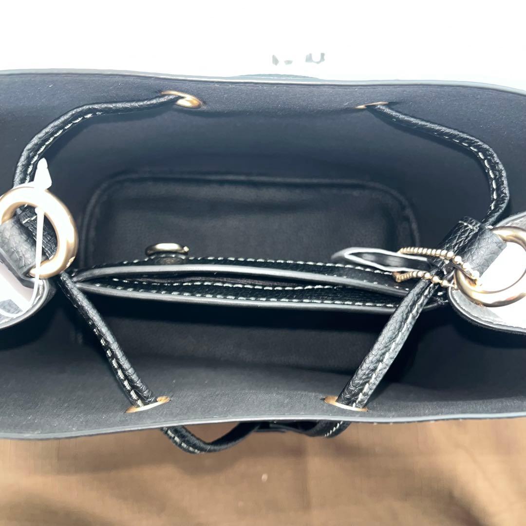 ★新品未使用★COACH コーチ ローアン バケット バッグ 黒 ブラック