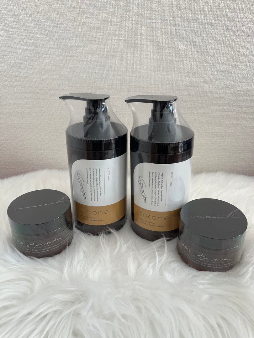 ココネクレイクリームシャンプーモイスト モイスチュアリペアヘアマスク 2セット