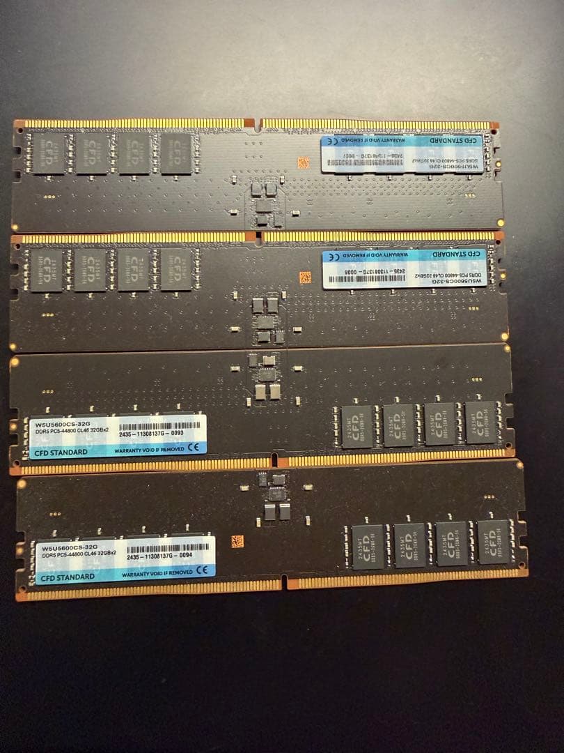 CFD W5U5600CS-32G DDR5メモリ 128GB（32GB×4）