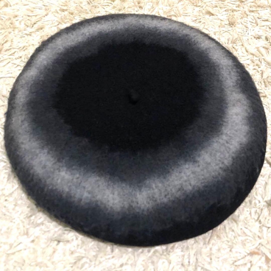 未使用級✨ディオール　ロゴチャームベレー帽　グラデーション ウール　レディース