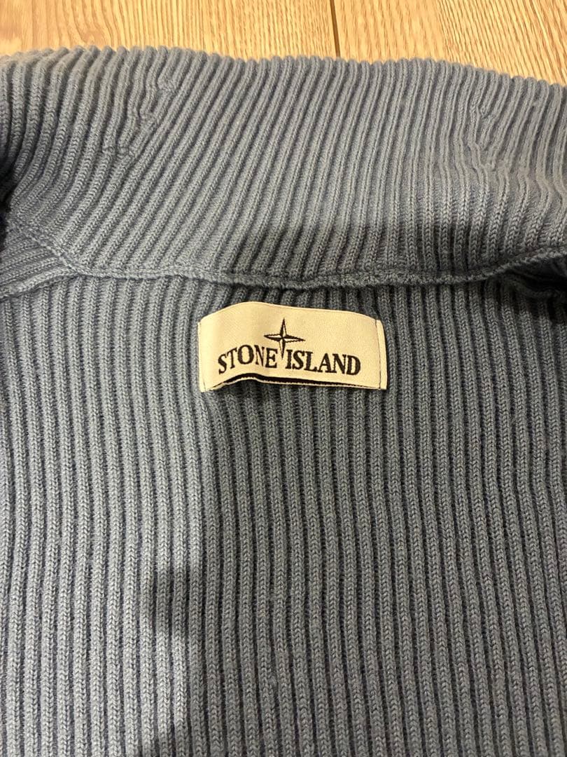 STONE  ドライバーズニット　Lサイズ　ブルー