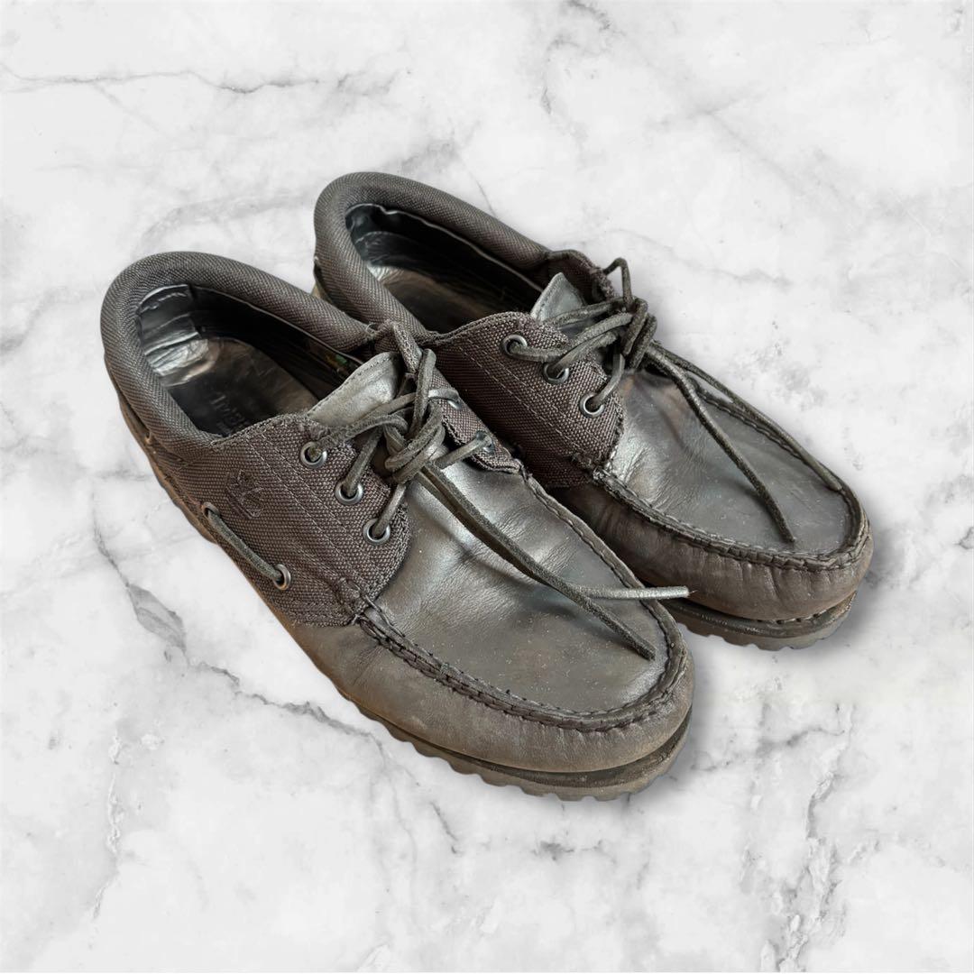 も*た様 【希少品】 Timberland 3 eye classic 黒 モカ