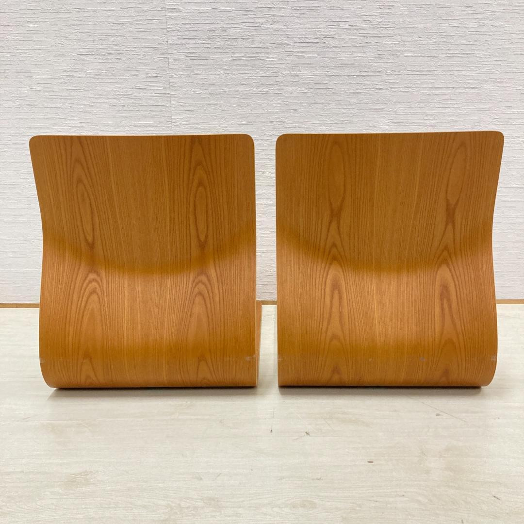 天童木工　藤森健次　曲げ木 座椅子 2脚セット　旅館　和室　古民家